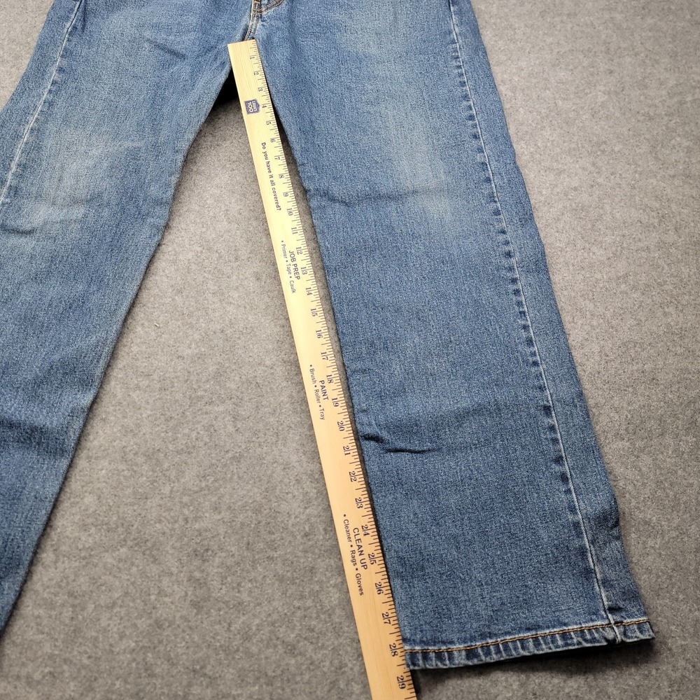 Levi Strauss 505 Mens Jeans 38x30 Medium Wash Straight Leg Denim Pants - Picture 14 of 16